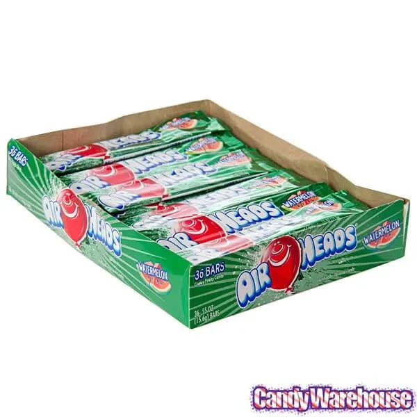 AirHeads Taffy Candy Bars - Watermelon: 36-Piece Box - Image 3