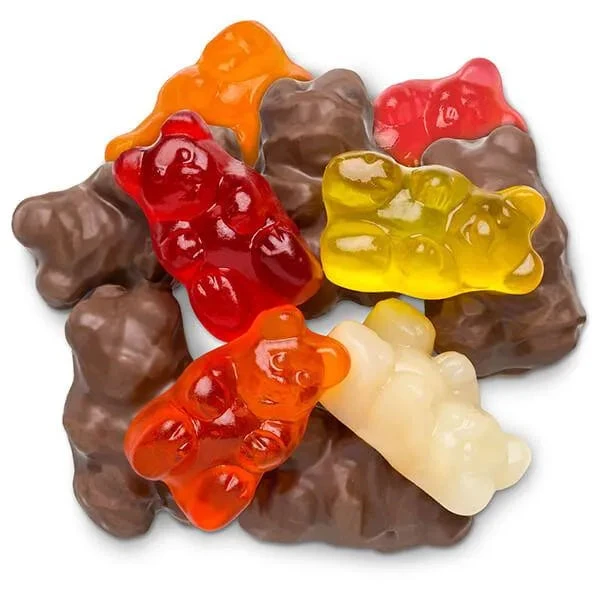 Albanese Milk Chocolate Covered Gummy Bears: 2.25LB Tub - Image 2