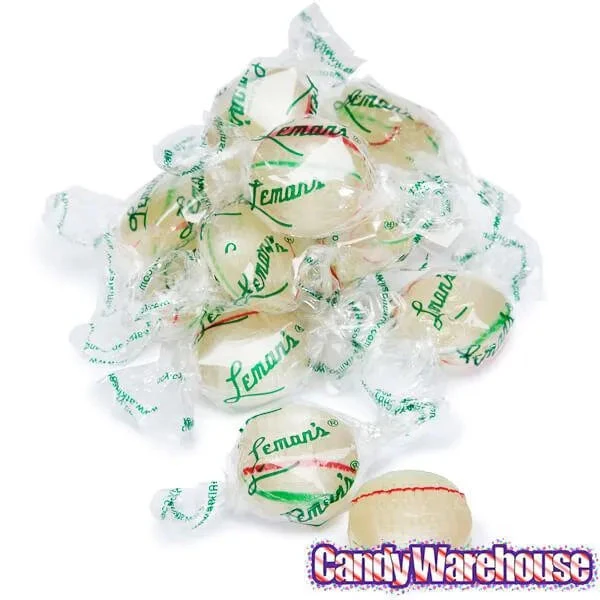 Atkinson Leman's Mint Hard Candy Buttons: 5LB Bag - Image 2