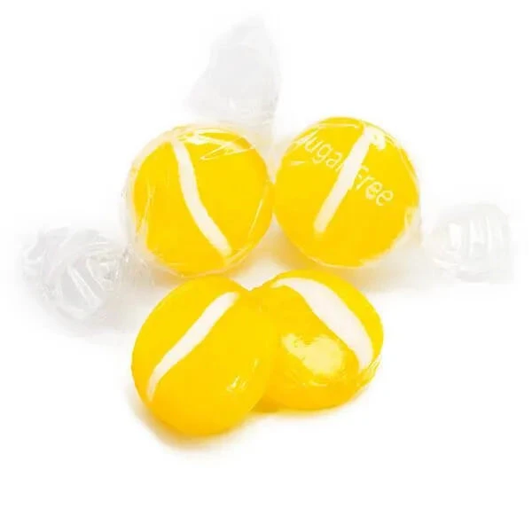 Atkinson Sugar Free Hard Candy Buttons - Lemon: 5LB Bag