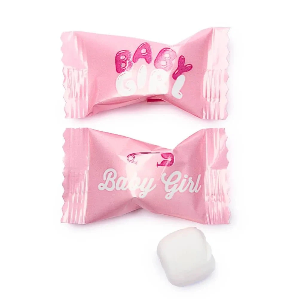 Baby Shower - Baby Girl Wrapped Buttermint Creams: 300-Piece Case - Image 2