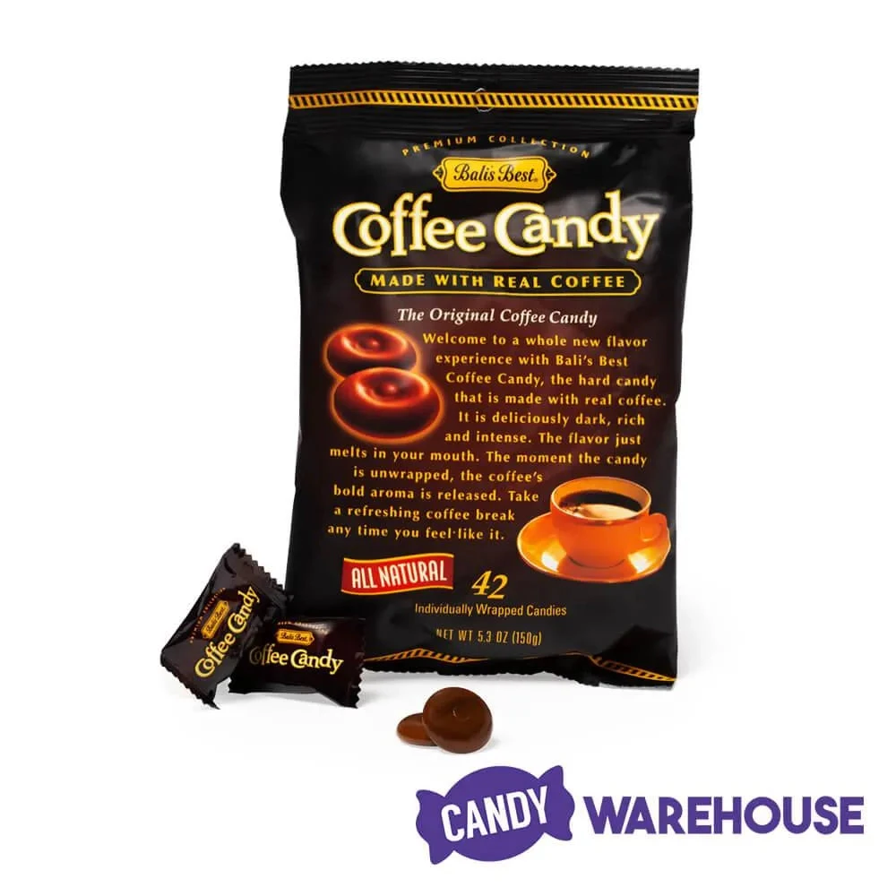 Bali's Best Coffee Candy 5.3-Ounce Bag: 12-Piece Box - Image 2