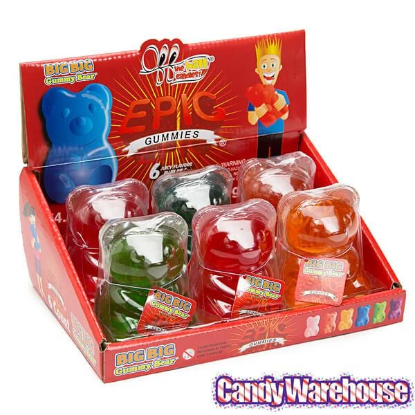 Big BIG Gummy Bears: 6-Piece Display - Image 3