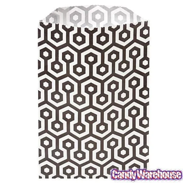 Black Honeycomb Candy Bags: 25-Piece Pack - Image 3