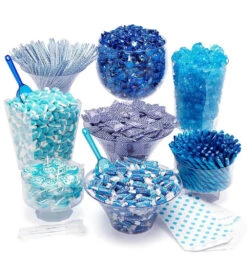 Blue Candy Buffet Kit: 25 To 50 Guests