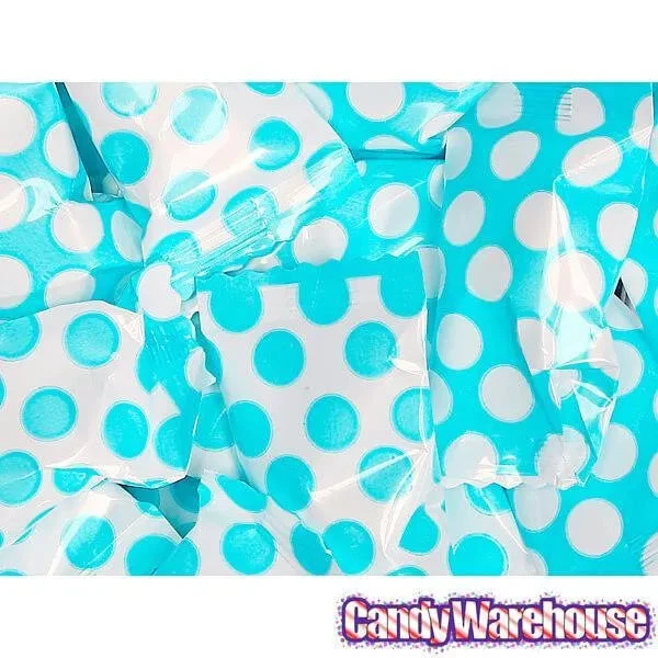 Blue Polka Dots Wrapped Butter Mint Creams: 300-Piece Case - Image 2
