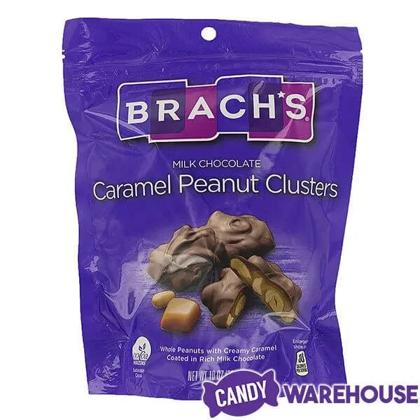 Brach's Milk Chocolate Caramel Peanut Clusters Candy: 10-Ounce Bag - Image 2