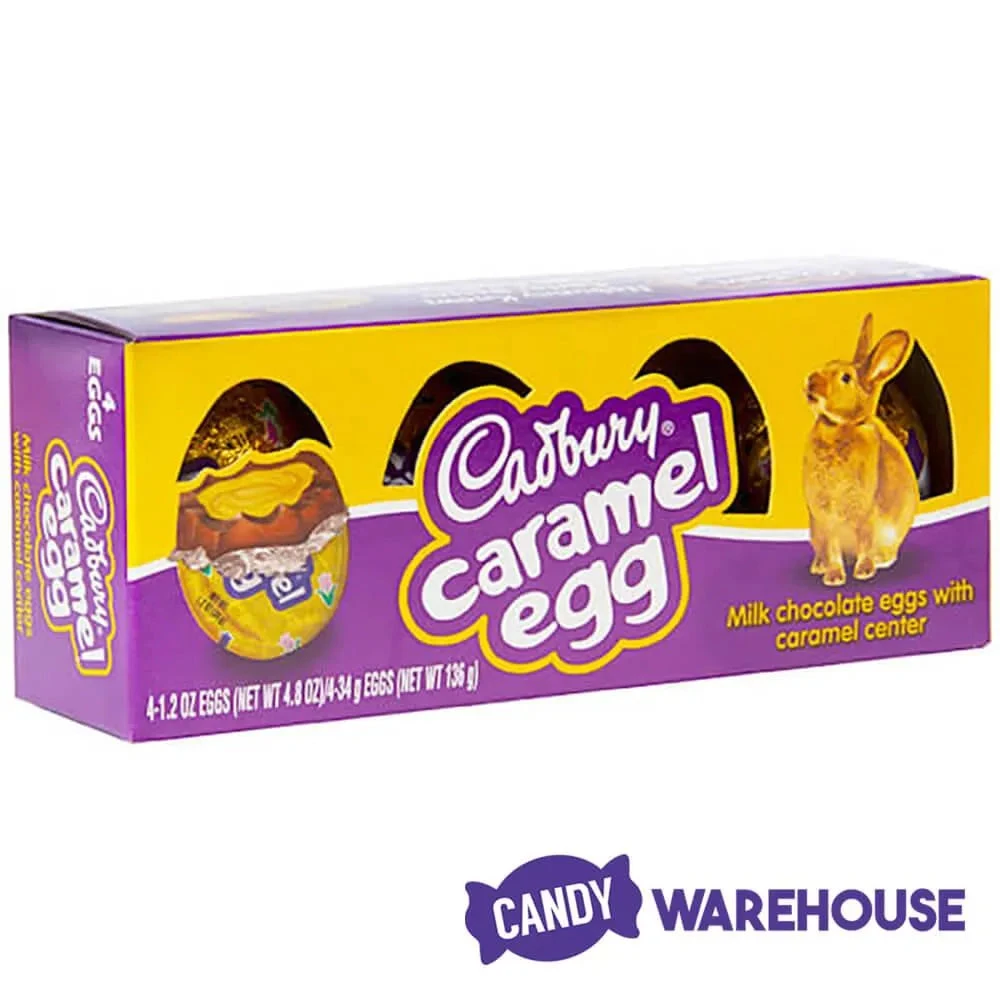 Cadbury Chocolate Caramel Eggs: 4-Piece Box - Image 2