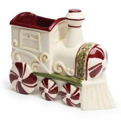 Christmas Train Ceramic Candy Dish