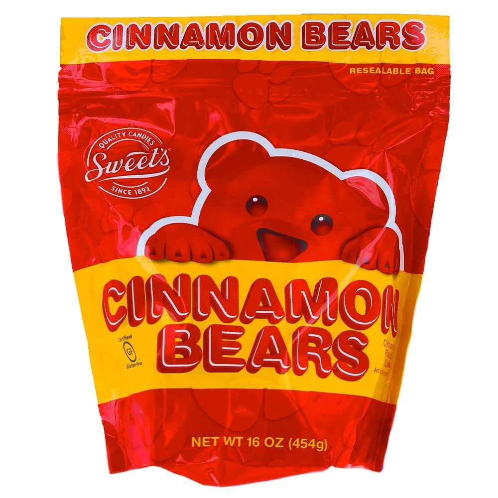 Cinnamon Bears Candy: 16-Ounce Bag