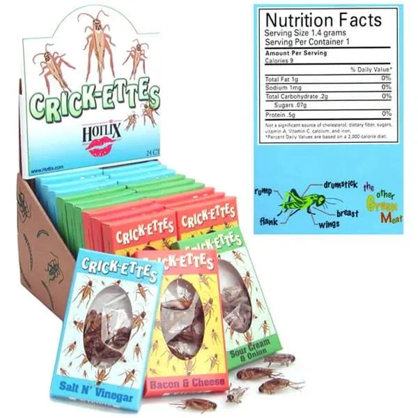 Crickets Snack Packs - 3 Flavor: 24-Piece Box - Image 2