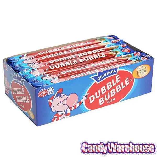 Dubble Bubble 3-Ounce Big Bar Bubblegum: 24-Piece Box - Image 3