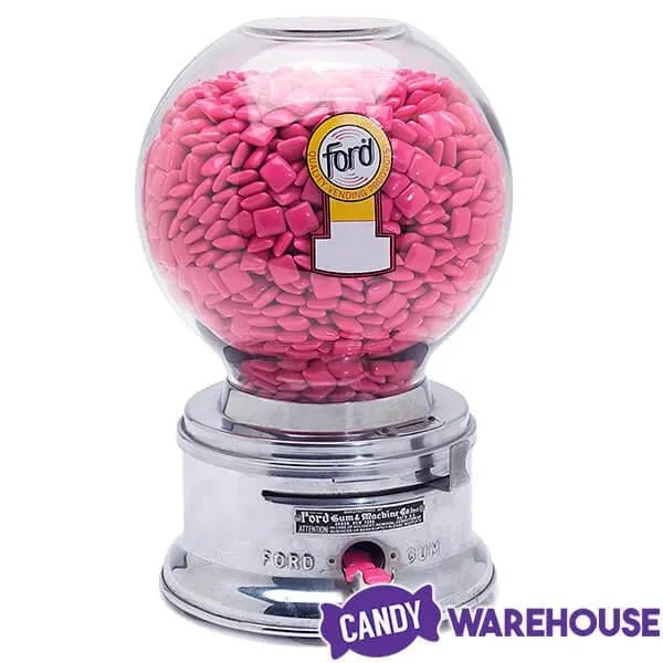 Dubble Bubble Chiclets Chewing Gum Tabs - Pink: 1.5LB Jar - Image 2