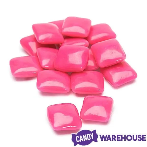 Dubble Bubble Chiclets Chewing Gum Tabs - Pink: 1.5LB Jar - Image 4