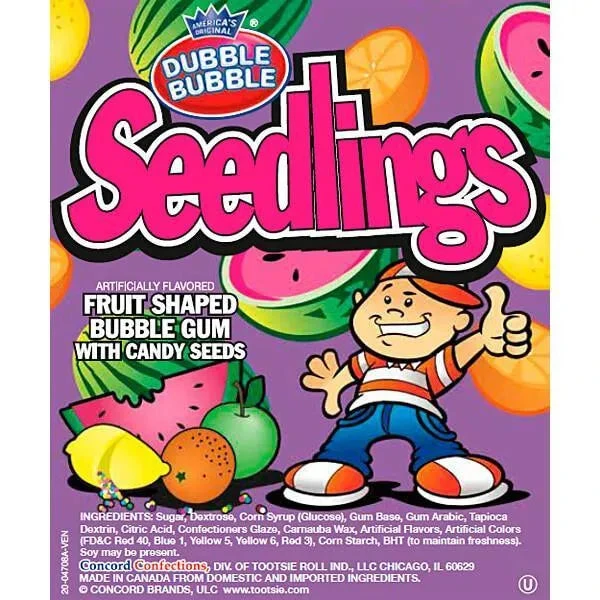 Dubble Bubble Fruit Shakers Gum With Seedlings: 850-Piece Case - Image 5