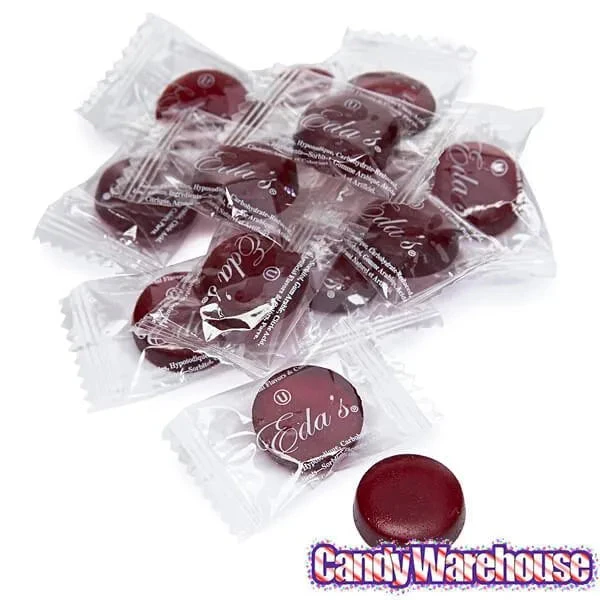 Eda's Sugar Free Hard Candy Drops - Cherry: 2LB Bag - Image 3