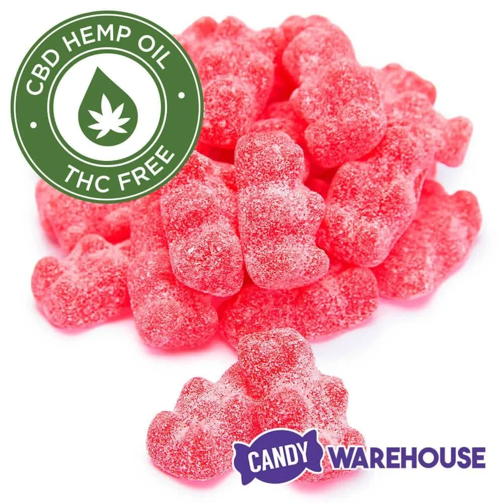 Eddy Edibles Hot Cinnamon CBD Gummies THC Free 100mg: 10 Gummy Bears - Image 2