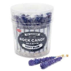 Espeez Rock Candy Crystal Sticks - Navy Blue: 36-Piece Tub