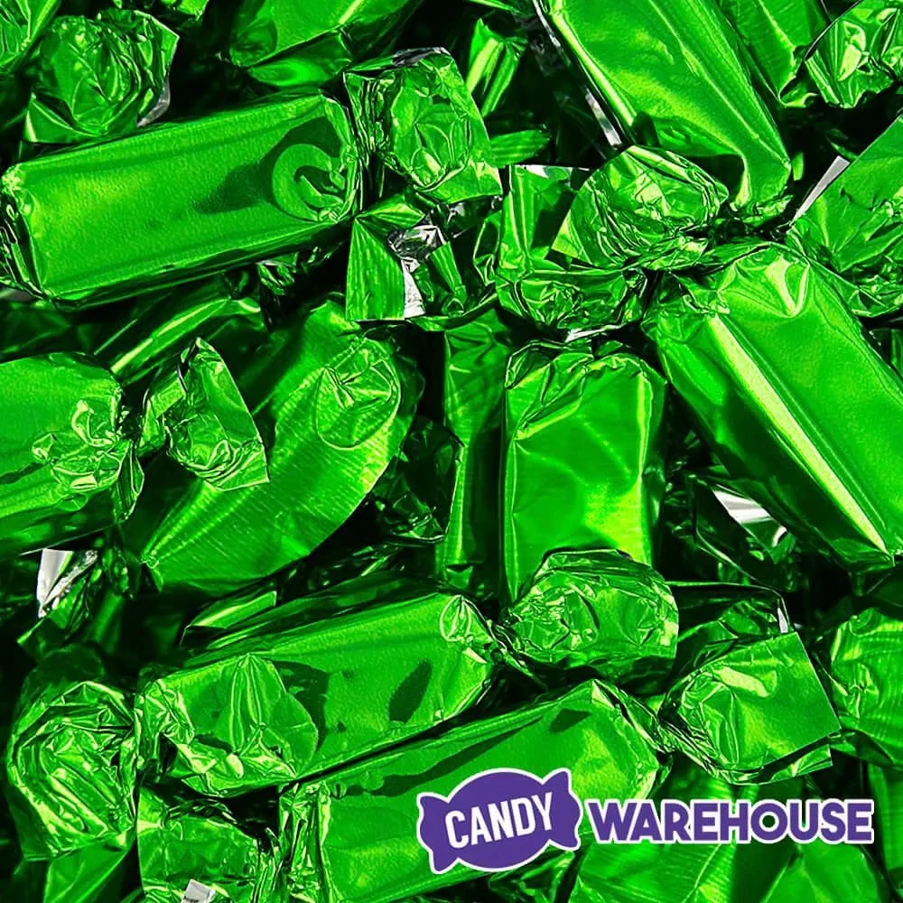 Foiled Caramel Candy - Green: 180-Piece Bag - Image 5