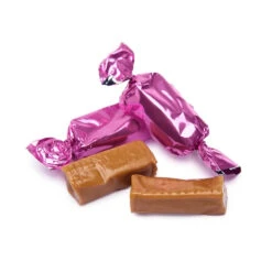 Foiled Caramel Candy - Hot Pink: 180-Piece Bag