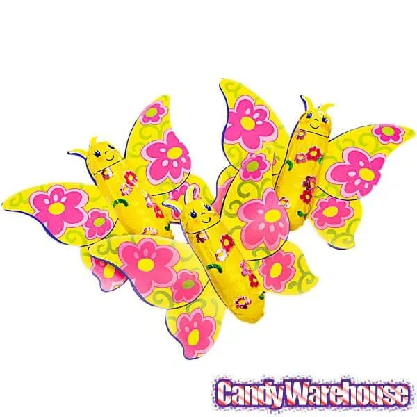Foiled Chocolate Butterflies: 40-Piece Tub - Image 2
