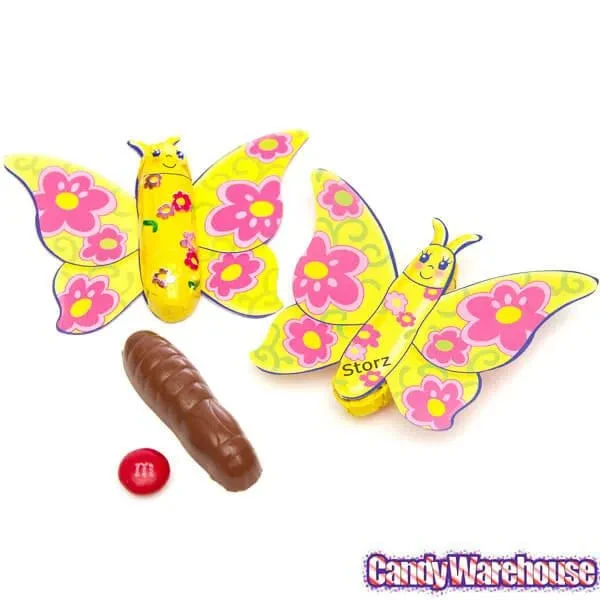 Foiled Chocolate Butterflies: 40-Piece Tub - Image 3