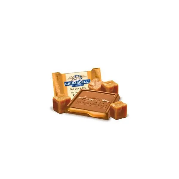 Ghirardelli Milk Chocolate Squares With Caramel Filling 5-Ounce Bags: 6-Piece Box - Image 2