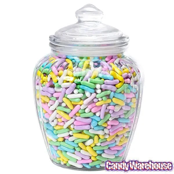 Glass Optic 60-Ounce Candy Jar With Glass Lid - Image 2