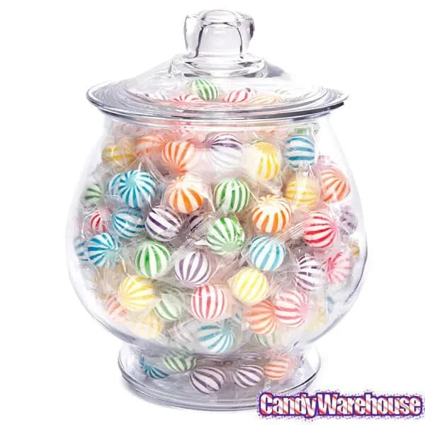 Glass Round 1/2-Gallon Candy Jar With Glass Lid - Image 2