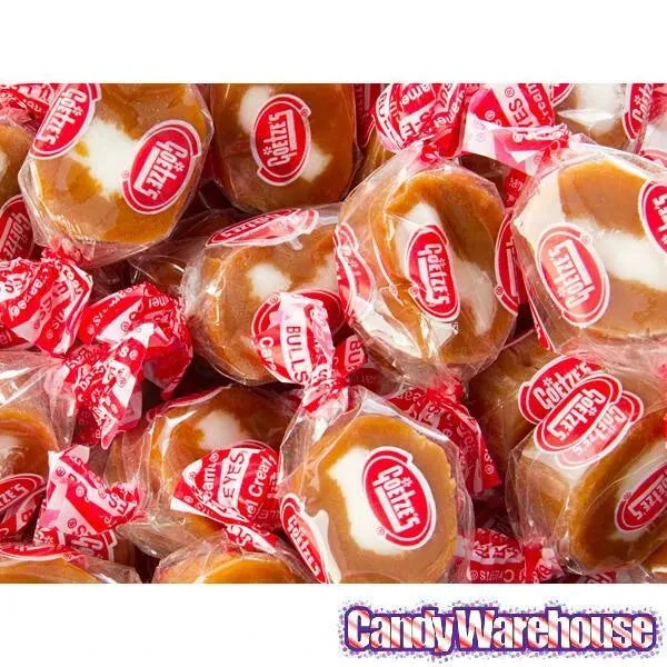 Goetze's Caramel Creams Bulls Eyes Candy - Vanilla: 5LB Bag - Image 2