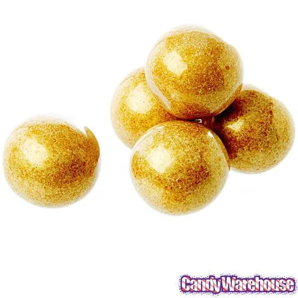 Gold 1-Inch Gumballs: 2LB Bag - Image 2