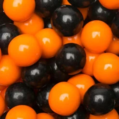 Gumballs Color Combo - Orange And Black: 4LB Box