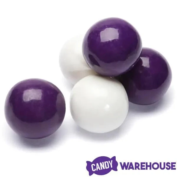 Gumballs Color Combo - Purple And White: 4LB Box - Image 3