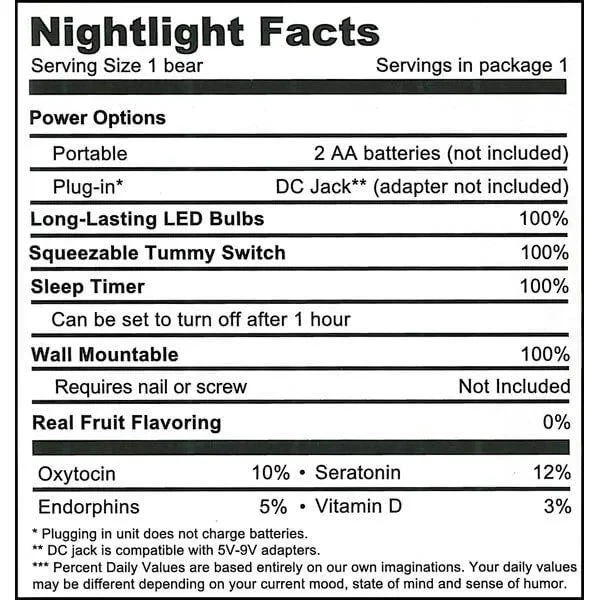 Gummy Bear Night Light - Red - Image 2