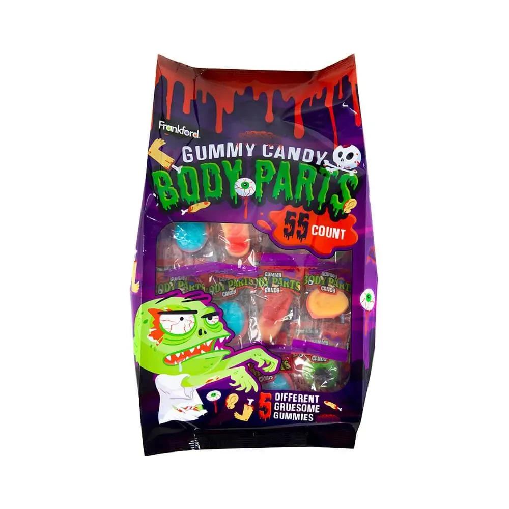 Gummy Body Parts Candy: 55-Piece Bag - Image 2