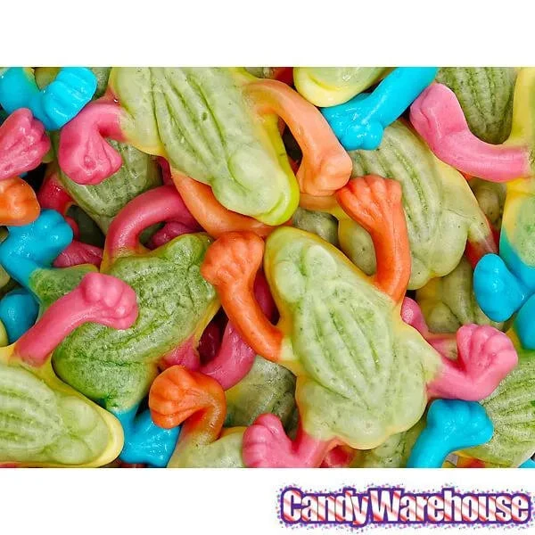 Gummy Filled Tropical Frogs: 1KG Bag - Image 4