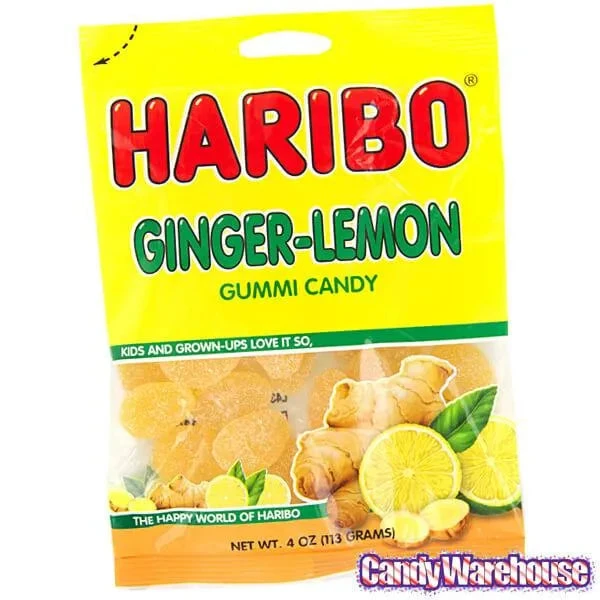 Haribo Ginger-Lemon Gummy Candy: 3LB Box - Image 4
