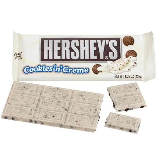 Hershey's Cookies N Cream Candy Bars: 36-Piece Box