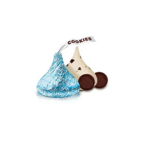 Hershey's Kisses Blue Foiled Cookies N Creme Candy: 60-Piece Bag - Image 3