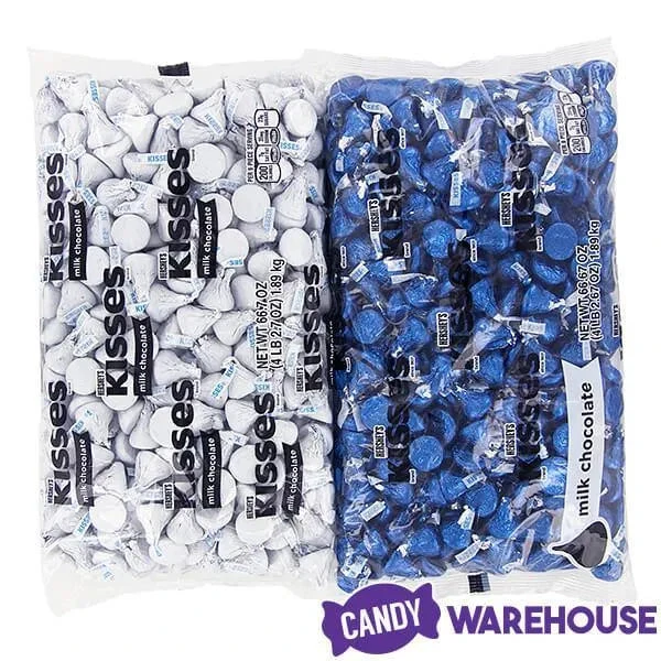 Hershey's Kisses Color Combo - Dark Blue And White: 800-Piece Box - Image 7