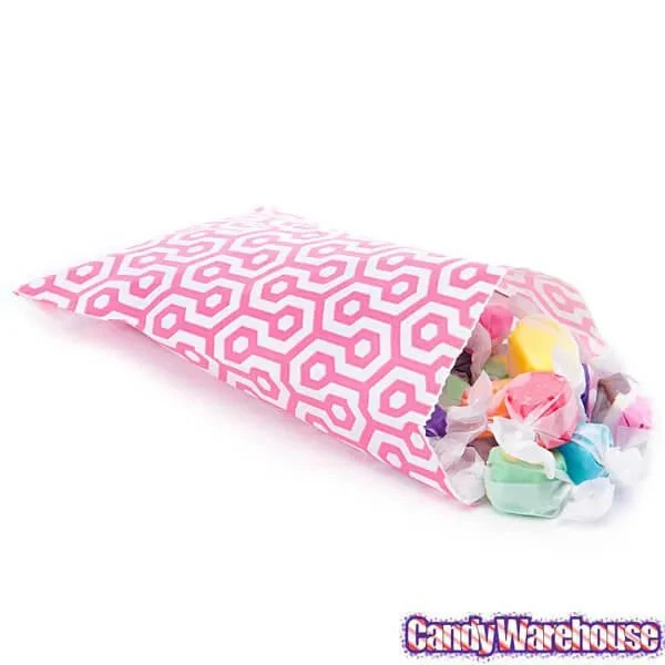 Hot Pink Honeycomb Candy Bags: 25-Piece Pack - Image 2