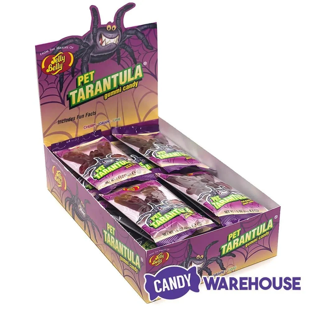 Jelly Belly Big Gummy Tarantula Spiders Candy Packs: 24-Piece Box - Image 3