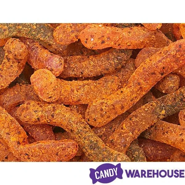 Jovy Crazy Gummy Worms Revolcado Chamoy Candy: 5LB Bag - Image 4