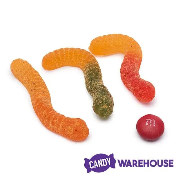 Jovy Crazy Gummy Worms Revolcado Tamarindo Candy: 5LB Bag - Image 3