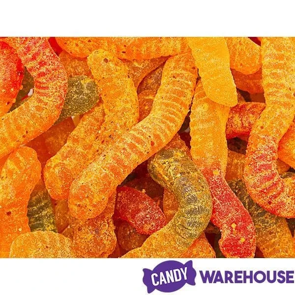 Jovy Crazy Gummy Worms Revolcado Tamarindo Candy: 5LB Bag - Image 4