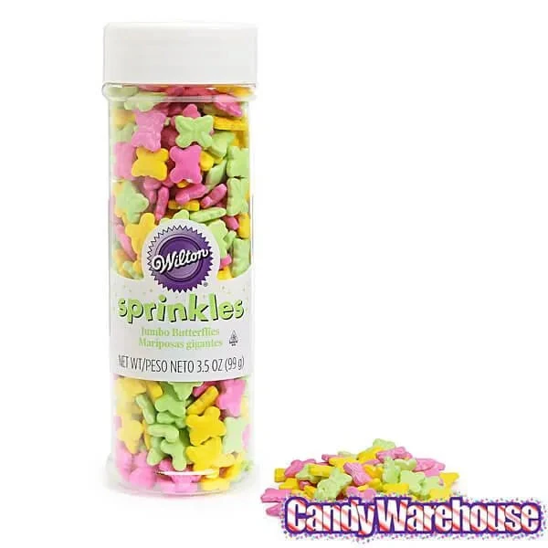 Wilton Jumbo Butterfly Sprinkles: 3.5-Ounce Bottle - Image 3