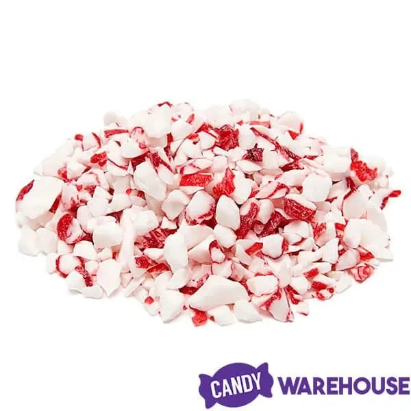 King Leo Crushed Peppermint Candy Cane Bits: 1LB Jar - Image 4