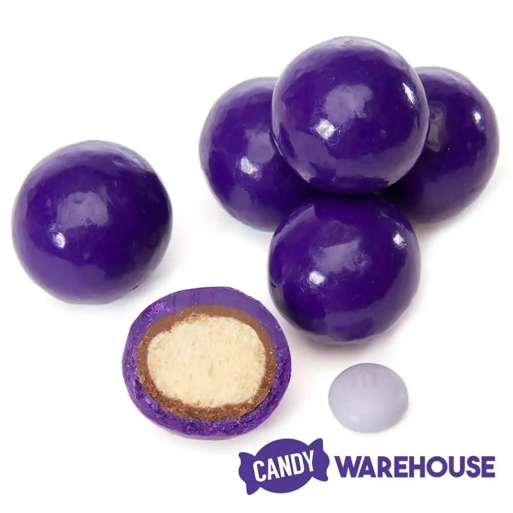 Koppers Milk Chocolate Covered Malt Balls - Purple: 5LB Bag - Image 3