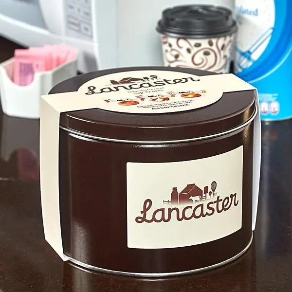 Lancaster Soft Cremes - Caramel, Vanilla, And Butterscotch - Caramel Candy: 2.5LB Gift Tin - Image 5