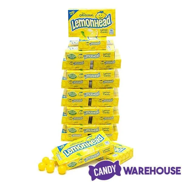 Lemonhead Candy Mini Packs: 24-Piece Box - Image 2